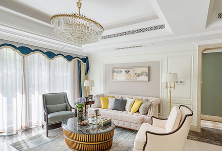 北京北京華貿城新古典風(fēng)格軟裝設計